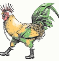 Punk Rock Cock t-shirt design