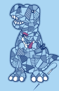 My Broderie Tyrannosaurus