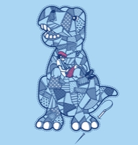 My Broderie Tyrannosaurus t-shirt design