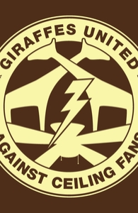 Giraffes United Against Ceiling Fans