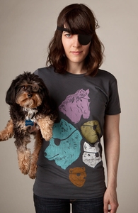 Animals with Eyepatches! Yes!, Animal Tees + Threadless Collection