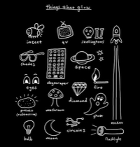 Things That Glow... t-shirt design