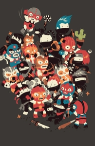 Ninjas vs Luchadores