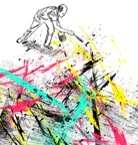 Pollock t-shirt design
