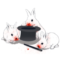 Don't Trust In Cute Bunnies t-shirt design
