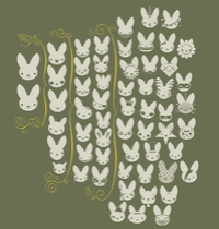 Case Study #48: Bunny Family Anomalies t-shirt design