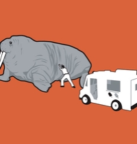 Road Block t-shirt design