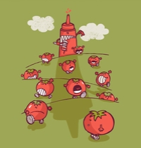 We Were Tomatoes t-shirt design
