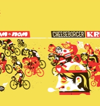 Sprint Finish t-shirt design