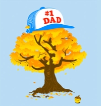 Father Grows Best! t-shirt design