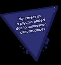 My career as a psychic ended due to unforeseen circumstances t-shirt design