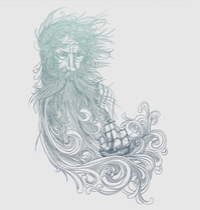 Sea Beard t-shirt design