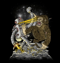 Battle of the Giants t-shirt design