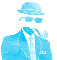 The Invisible Gentleman t-shirt design