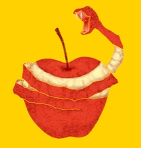 The Apple t-shirt design