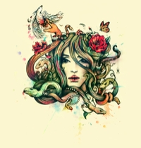 Beauty before Death t-shirt design