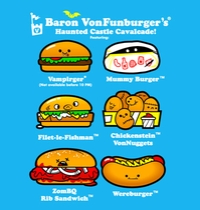 Baron VonFunburger's Haunted Castle Cavalcade t-shirt design