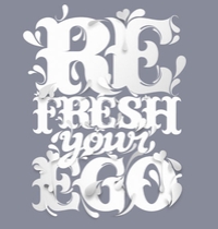 Refresh Your Ego t-shirt design