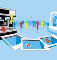 Instant Pool Party t-shirt design