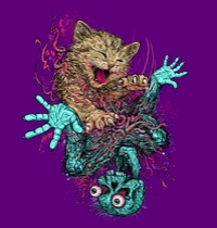 Zombie Nomz t-shirt design