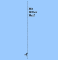 My Better Half t-shirt design