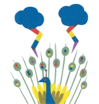 Peacocks Are Pigeons Zapped by Rainbows t-shirt design