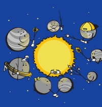 Celestial Summer Camp t-shirt design