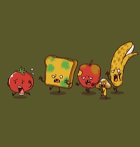 Zombie Food t-shirt design
