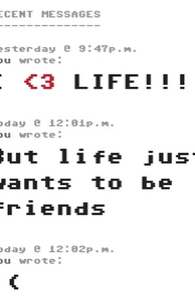 I Love Life, But Life Just Wants to Be Friends