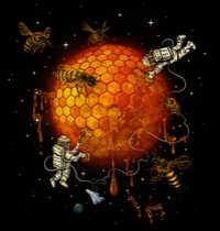 Honey Moon t-shirt design