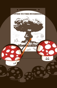 Power to the Mushroom, Budi's Designs + Threadless Collection