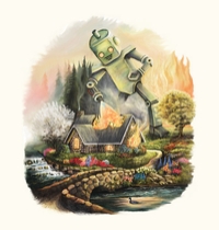 Firelight Cottage t-shirt design