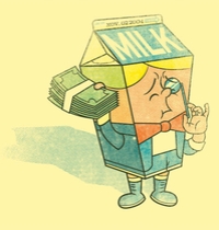 Spoiled Milk t-shirt design