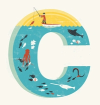 Plenty of Fish in the C t-shirt design