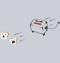 We're Toast t-shirt design