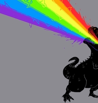 Technicolour Rex t-shirt design