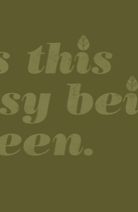 It's This Easy Being Green: Tote
