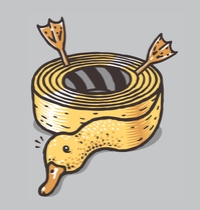 Duck Tape t-shirt design