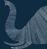 Elephant t-shirt design