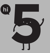 Hi 5 t-shirt design