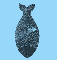 Fishing in a Fish t-shirt design