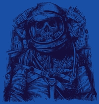 Dead Astronaut t-shirt design