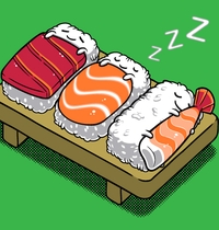 Sushi t-shirt design
