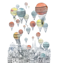 Voyages Over Edinburgh t-shirt design