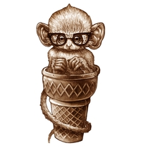 Soft Serve DTG t-shirt design