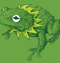 Being Green Muppets DTG t-shirt design
