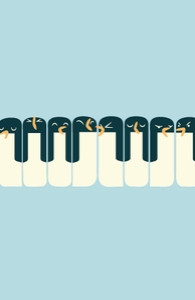The Choir Of Antarctica: Small Zip Pouch, Zip Pouches + Threadless Collection