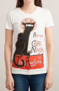 A French Ninja Cat!, New and Top Selling Cat T-Shirts + Threadless Collection
