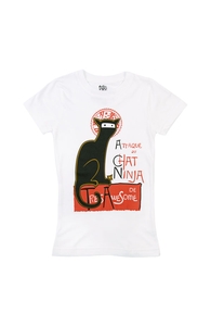 A French Ninja Cat!, Lil' Girly + Threadless Collection