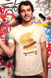 Burger Wipeout, $8.99 Tees + Threadless Collection